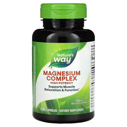 Magnesium Complex, 500 mg, 100 Capsules