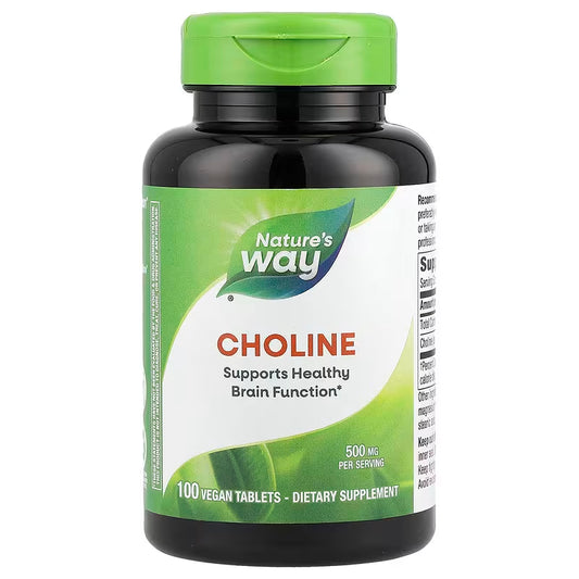 Choline, 500 mg, 100 Vegan Tablets