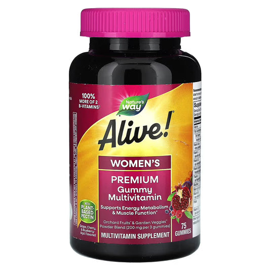 Women's Premium Gummy Multivitamin, Grape, Cherry & Blueberry Acai, 75 Gummies