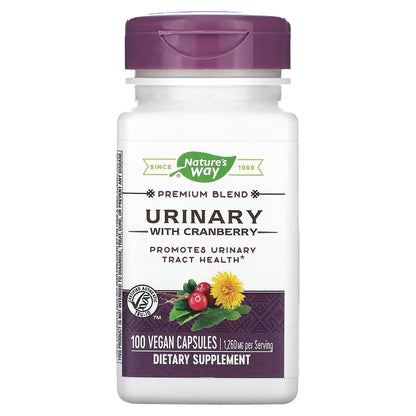 Urinary with Cranberry, 1,260 mg, 100 Vegan Capsules