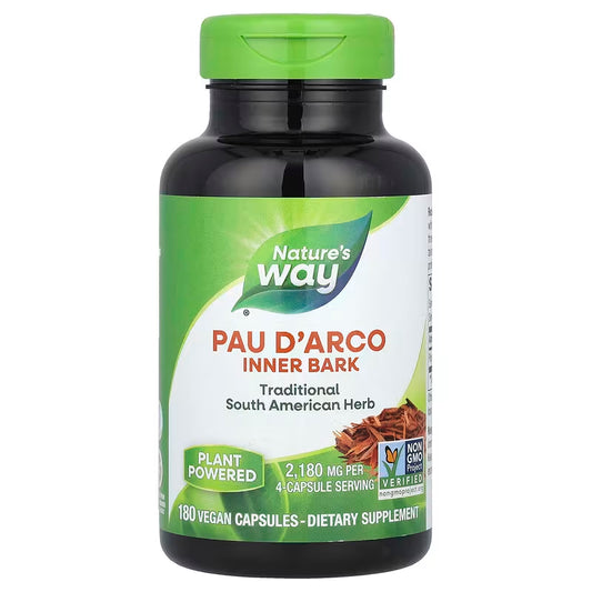 Pau d'Arco Inner Bark, 2,180 mg, 180 Vegan Capsules