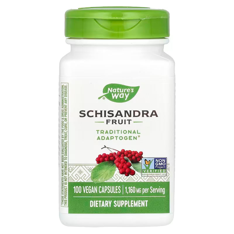 Schisandra Fruit, 1,160 mg, 100 Vegan Capsules