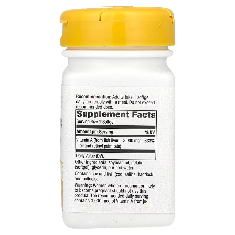 Vitamin A, 3,000 mcg, 100 Softgels