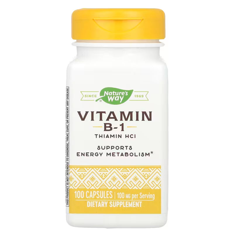 Vitamin B-1, 100 mg, 100 Capsules