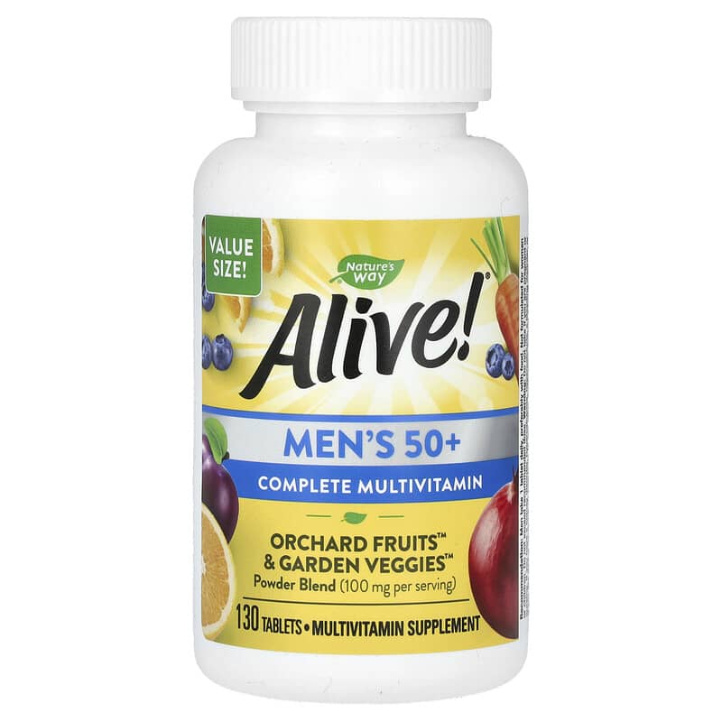 Men's 50+ Complete Multivitamin, 130 Tablets