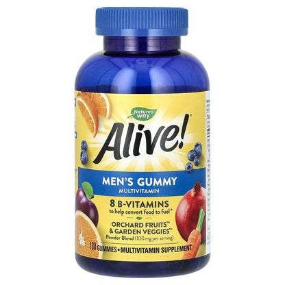 Men's Gummy Multivitamin, Fruit, 130 Gummies